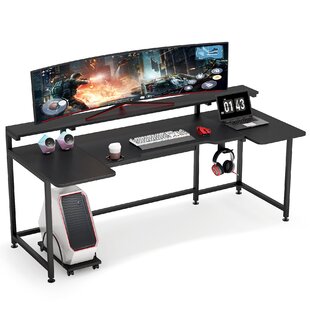 Inbox Zero Dorazio 47.24'' Gaming Computer Desk with Monitor Stand