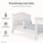 Evolur  Convertible Crib Wooden Full Size Bed Rail-1579147277