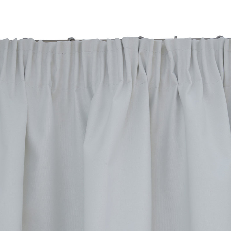 Occultant Blackout Curtain Single Panel, White, 350 W x 280 D cm