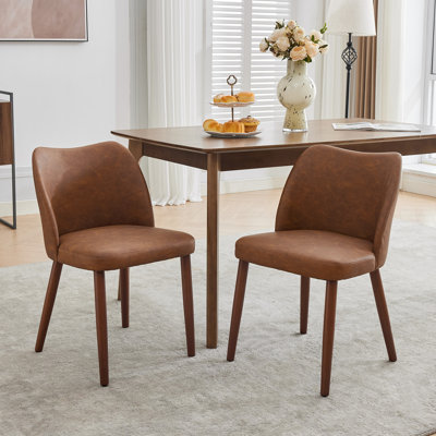 44cm H Solid Wood Stacking Side Chair