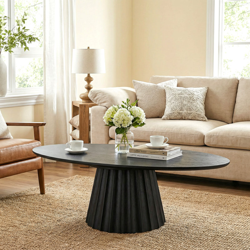Table basse 51 po, Noir