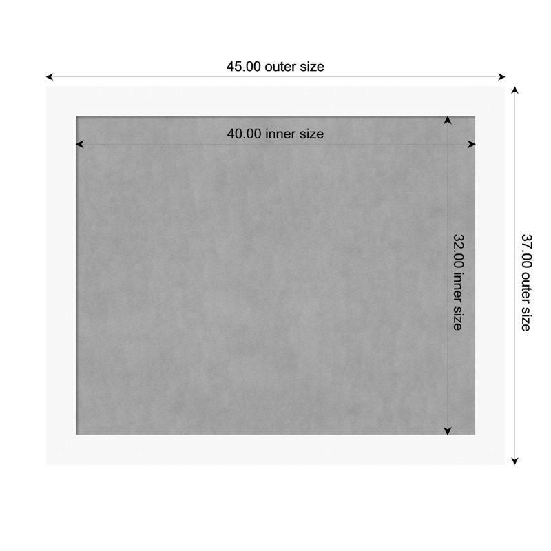 Magnetic Metal Magnetic, 37" H x 45" W