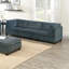 Ensemble de canapé modulaire en chenille gris 6 pièces