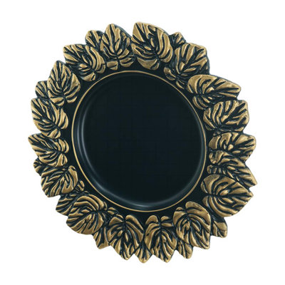 Ensemble de 8 assiettes de présentation en plastique, D 14 po