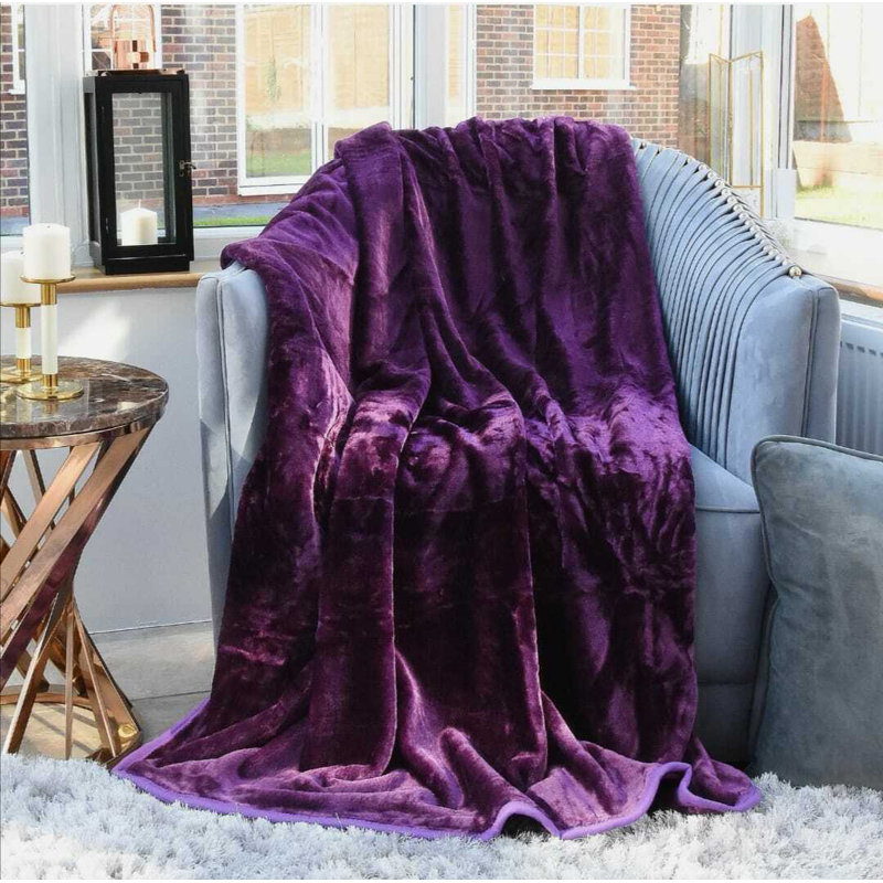 Cody Throw, Aubergine, W200cm x L240cm