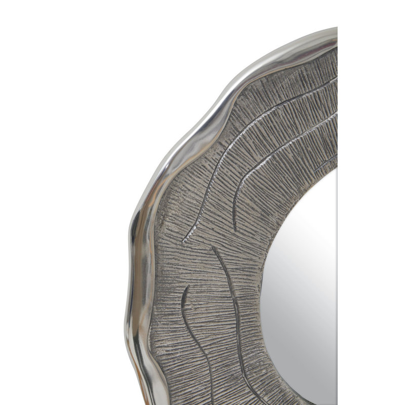 Hanford Metal Flat Wall Mirror, 62cm H x 62cm W