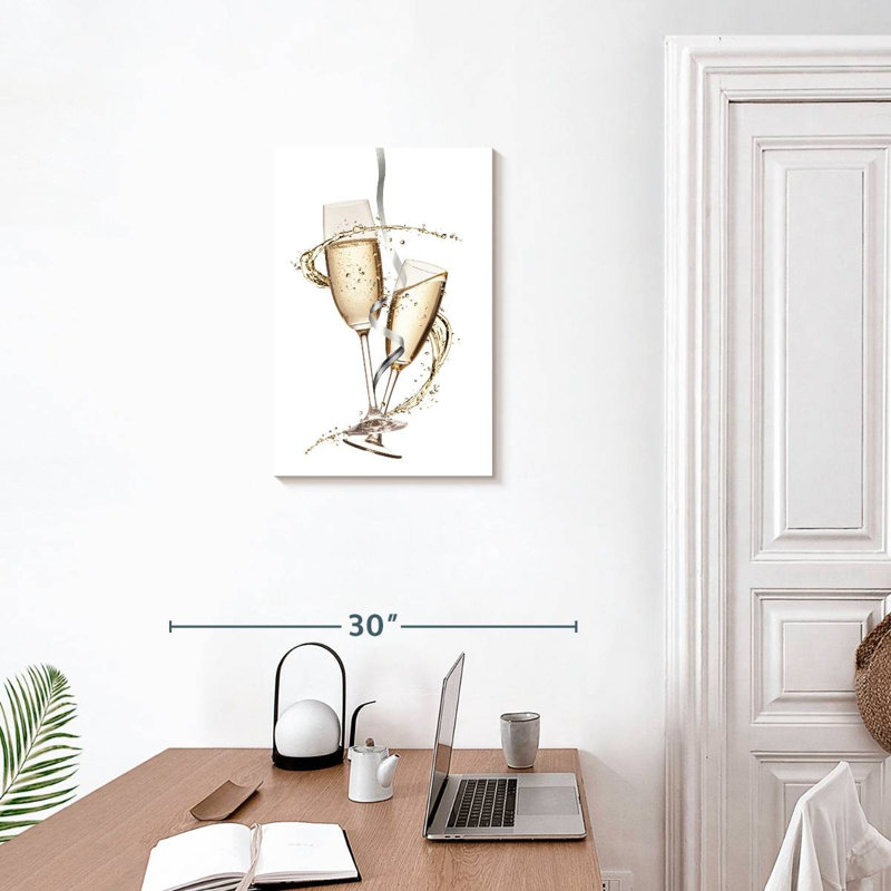 Yarlin Celebratory Champagne, 24" H x 16" W