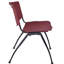 Plateau de table Kee Square, 4 chaises empilables-1077686505-1077686486-1077686481