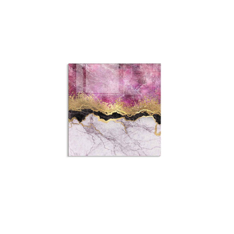 Elegant Decorative Tempered Glass Painting, 23.6 x 23.6 inches | 100% Tempered Glass, Thickness: 0.16 inches | Perfect for Home Decor, Living Room & Office | Modern Art Piece, Durable & Stylish