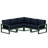 EDGE 5 - Person Seating Group with Cushions-68603046-68603045