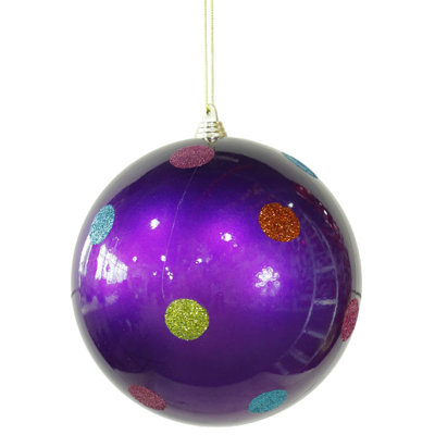 Candy Polka Dot Ball Christmas Ornament