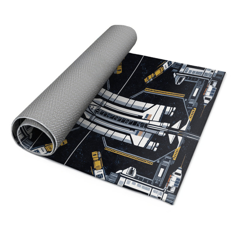 Tapis intérieur et extérieur gris Transport, Rectangle 4pi x 6 pi
