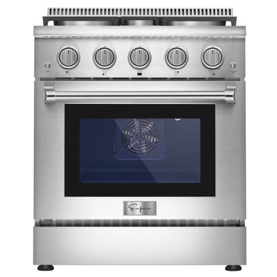 Empava 30" 4.2 Cubic Feet Slide-In Range