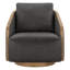 Fauteuil demi-tonneau pivotant l 32 po Nieve-1207621195