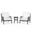 Chaffins Teak Outdoor Two-Person Patio Set With Cushions And Side Table-1772578278-1772578280