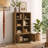 59.3" Tall Bookshelf With Storage Cabinet-797745377