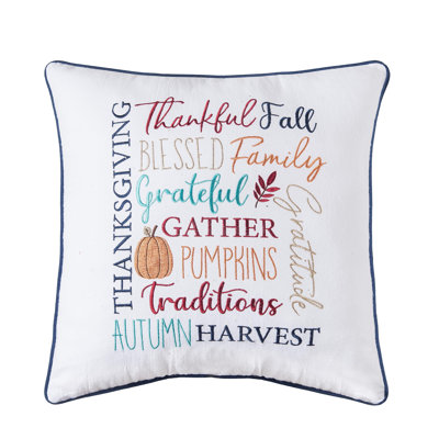 Fall Font Pillow