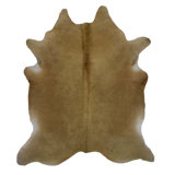 Watussi Cowhide Area Rug in Dark Beige