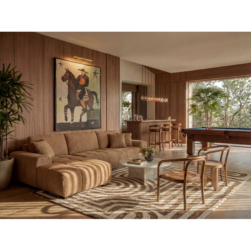 Shared Space Sectional, Brown