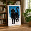Winter Cat Minimalist - Wrapped Canvas-1016693174-1016693196