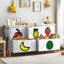  Commode pour enfants 39 po à 5 tiroirs Annegriet, commode en tissu avec motif de paillettes réversibles