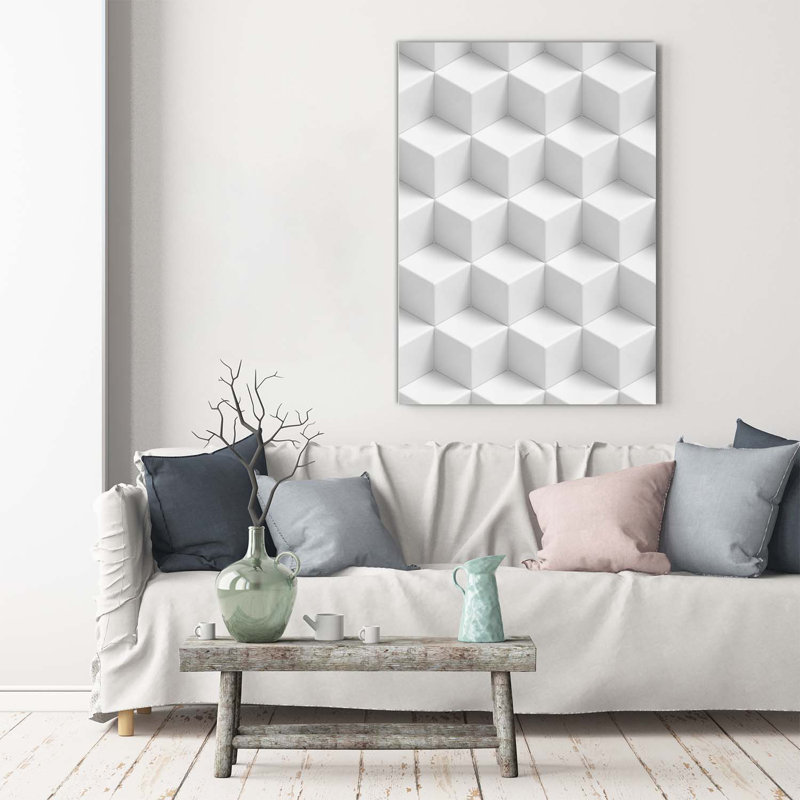 3D Abstraction - Wrapped Canvas Print