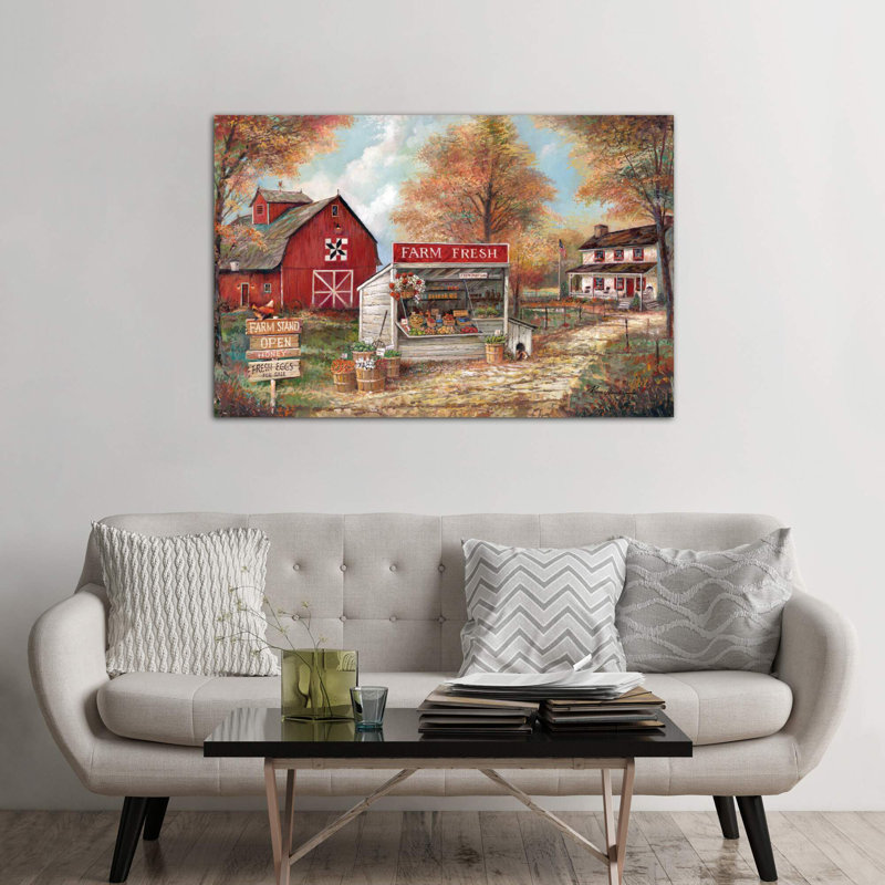 Farm Fresh 1 Piece Painting on Canvas, 30.48 cm H x 45.72 cm W, Wrapped Canvas