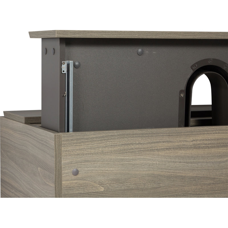 Meuble-lavabo flottant 72 po avec lavabo 72 po, Gris