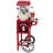 West Bend Compact Popcorn Machine and Cart, 10-Cup Capacity