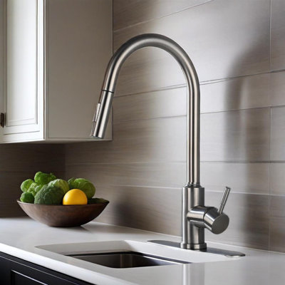 Touch Kitchen Faucet With Pull Down Sprayer