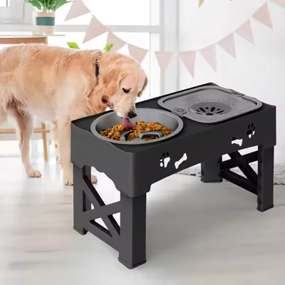Elevated Pet Feeder Double Bowl