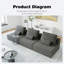 Canapé modulaire modulaire-641719433