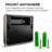 Silver Solar Powered Integrated LED Metal Deck Light Pack