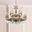 Milano 15 Light 38.5in x 38in Two-Tier Chandelier in French Gold with Clear Heritage Handcut Crystals-172996278-172996286
