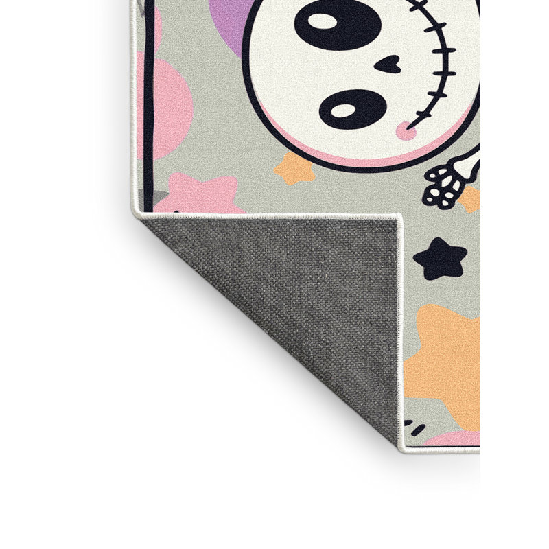 Tapis de vacances d'Halloween The Holiday Aisle®, Rectangle de 5 pi x 8 pi