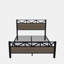 Structure de lit double, assemblage facile