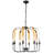 8 - Light Dimmable Wagon Wheel Chandelier