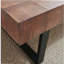 Table basse rustique en bois industriel, table basse en bois 47,2 x 23,5 po x 18 po, table fabriquée à la main