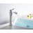 Single-Hole Single-handle Bathroom Faucet with Drain Assembly-93528393