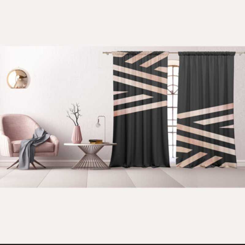 Cheaves Velvet Blackout Curtain Panel Pair, 148cm x 250cm