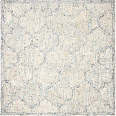 Swanner Hand Tufted Wool Geometric Rug