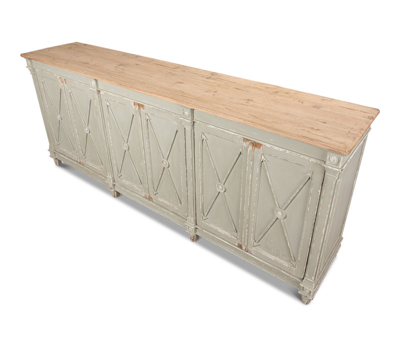 Monarda 96'' W Solid Wood Sideboard