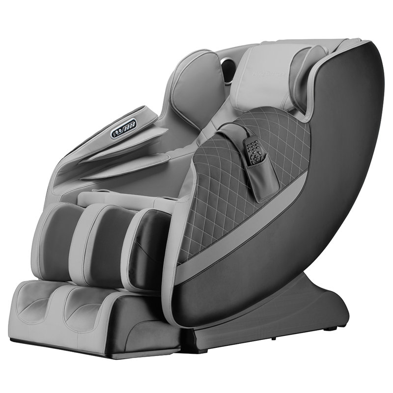 Fauteuil de massage chauffant complet à zéro gravité Emirats Arabes Unis, Noir / gris