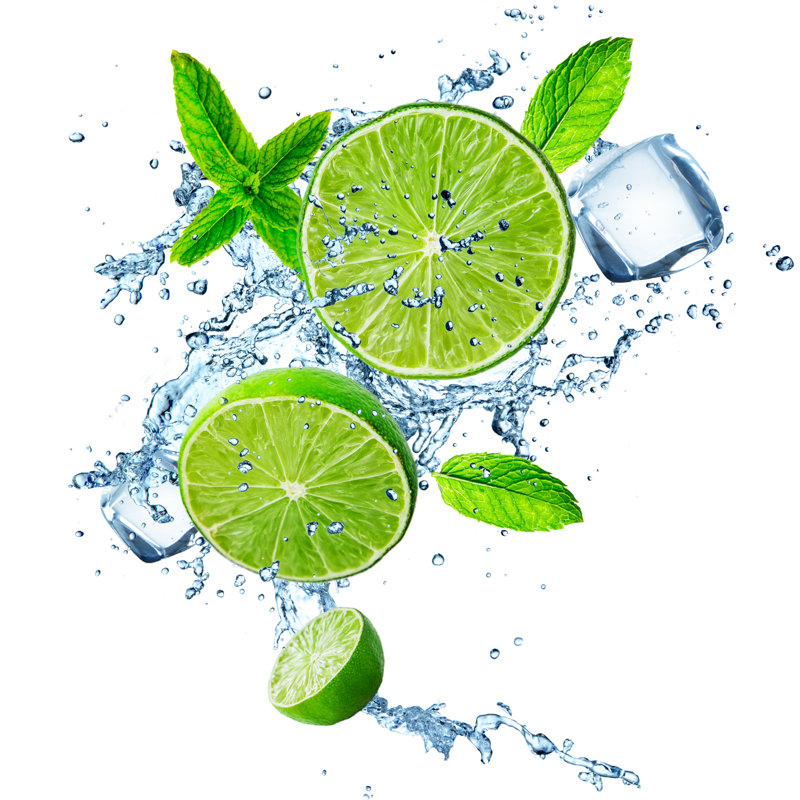 Fresh Limes - Wrapped Canvas Print, 122cm H x 122cm W x 3.8cm D