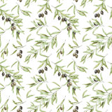 Just Kitchens Olive Leaf Drupe 33' L x 21" W Wallpaper Roll