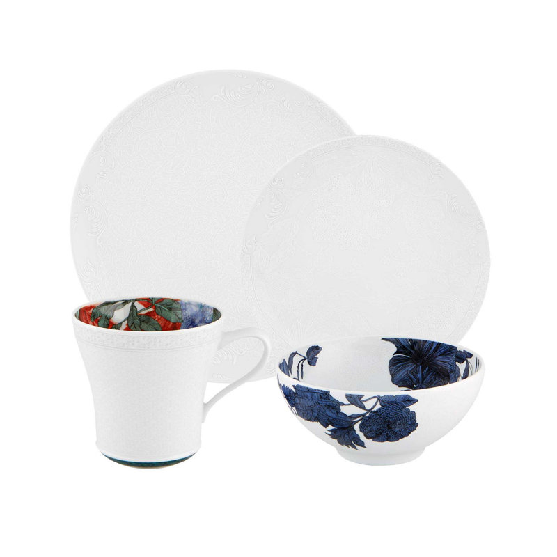 Piece Porcelain China Dinnerware Set