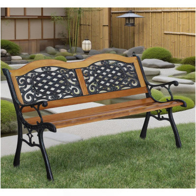 Banc de jardin extérieur, banc de patio de parc