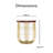 Shoshana Maxwell Gold Metal Side Table