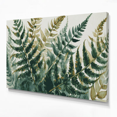 Art mural sur toile Botanical Lady Fern