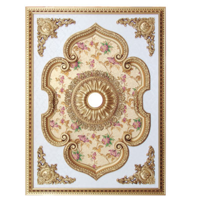 Rectangle médaillon de plafond